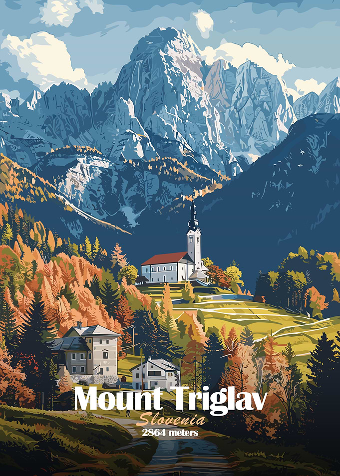 Mount Triglav Slovenia Poster