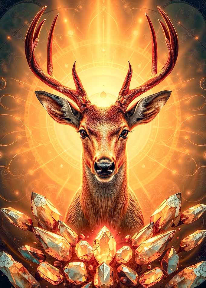 Moonstone Deer Stonimal