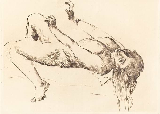 Nude Figure Sketch