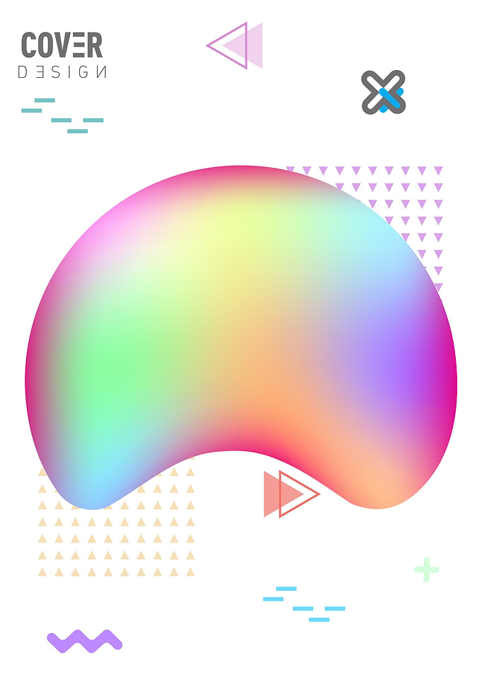 Abstract Gradient Cover Design
