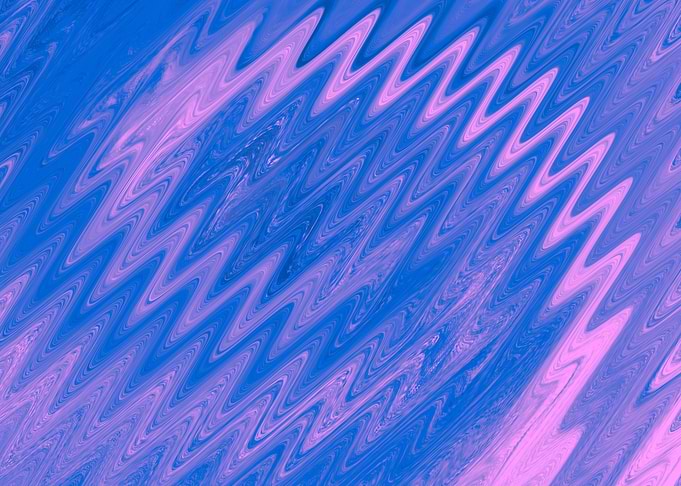Abstract Dynamic Blue and Pink Zigzag