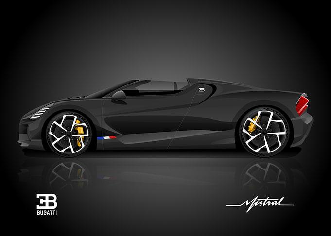 Bugatti W16 Mistral Roadster