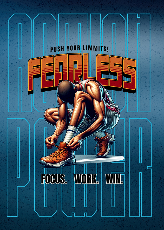 Fearless Basketball Player