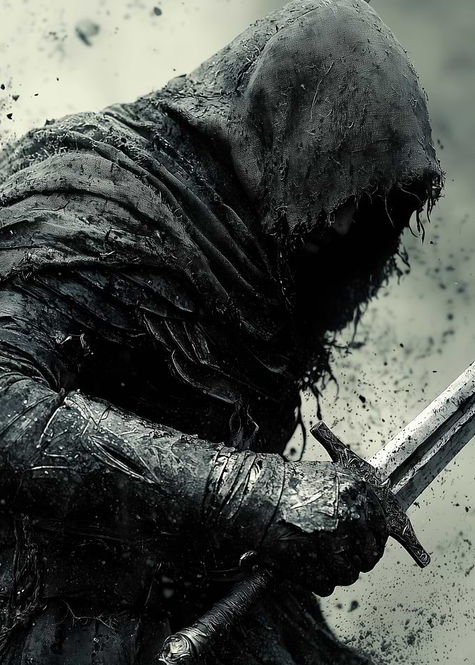 Dark Knight with Sword