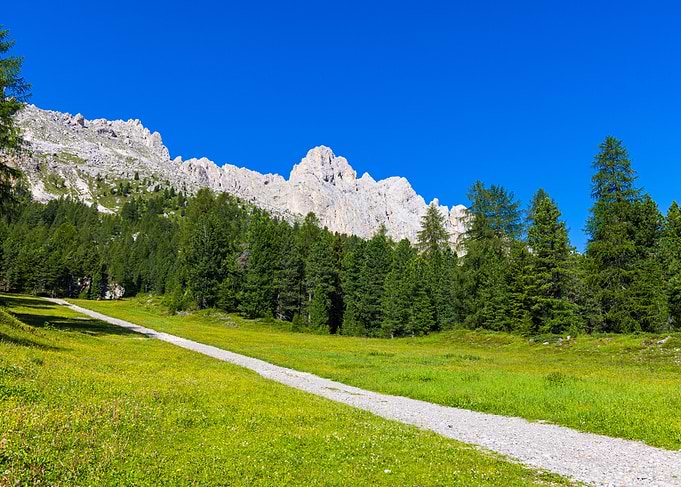 Mountain Path Landscape - Dolomites - Italy