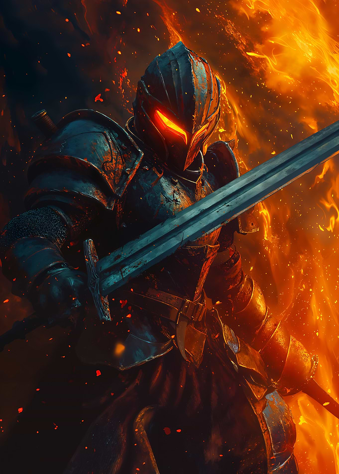 Fiery Knight