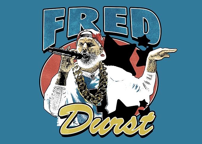 Fred Durst Limp Bizkit Cartoon Poster
