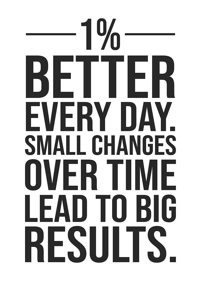 One Percent Better Every Day, Success Motivational
