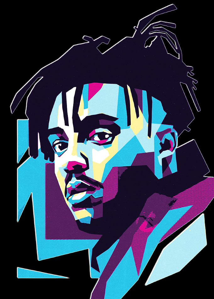 Juice WRLD Portrait of Rapper