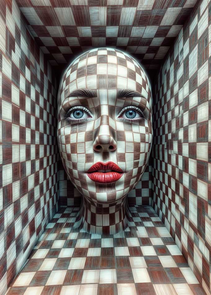 Checkerboard Face Illusion