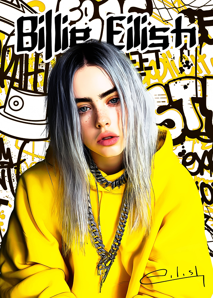 Billie Eilish Grafity