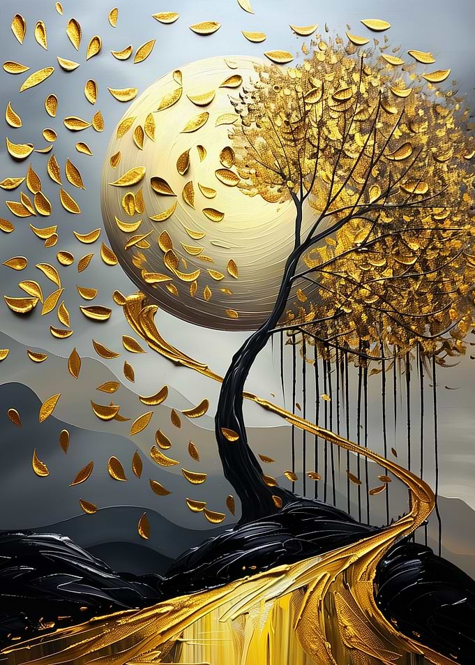 Golden Tree and Path