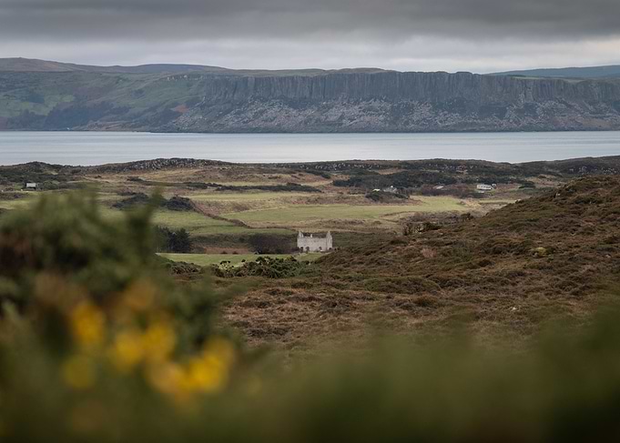 Coastal Landscape with Ruined House - Rathlin Island