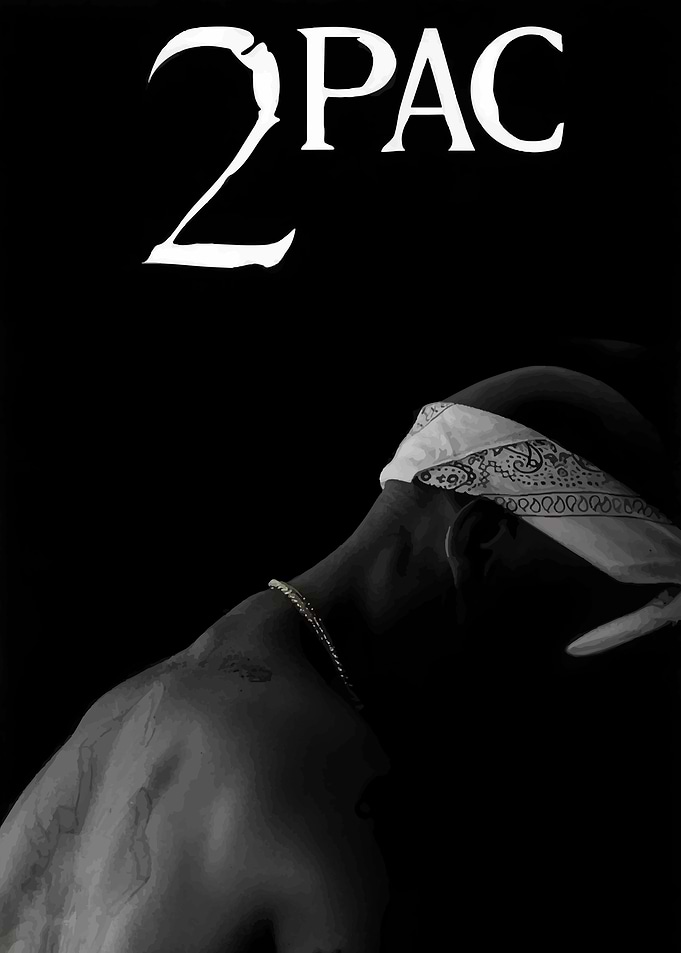 2Pac Portrait