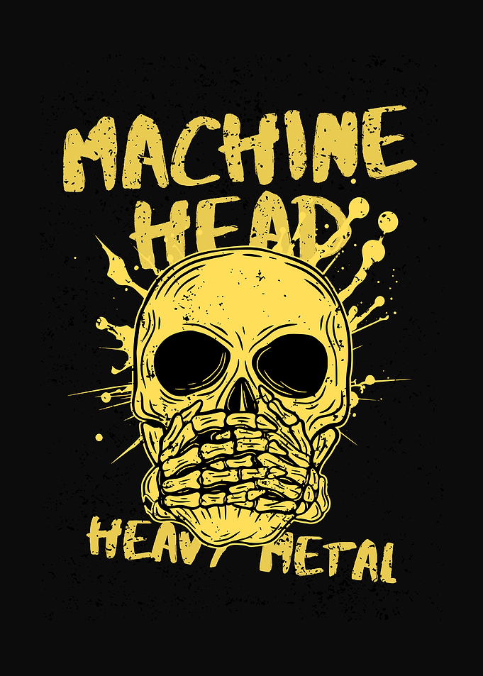 Machine Head Heavy Metal Skull