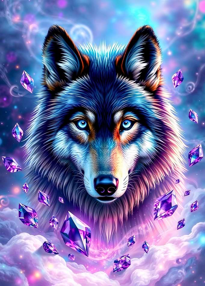 Amethyst Wolf Stonimal