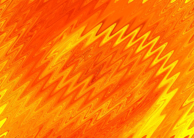 Abstract Dynamic Orange and Yellow Pattern