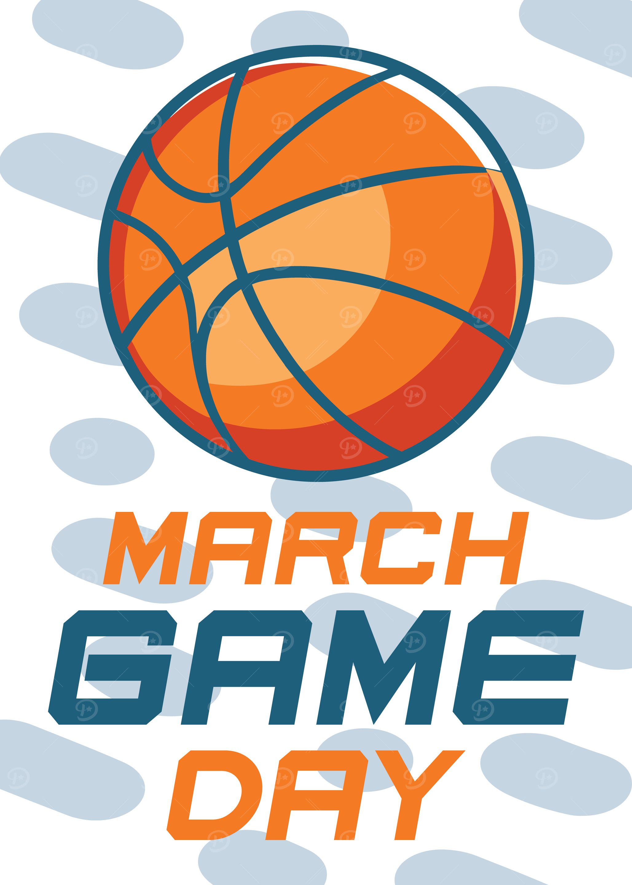 March Game Day Basketball