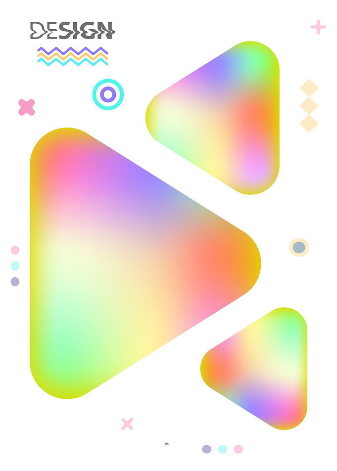 Abstract Gradient Triangles