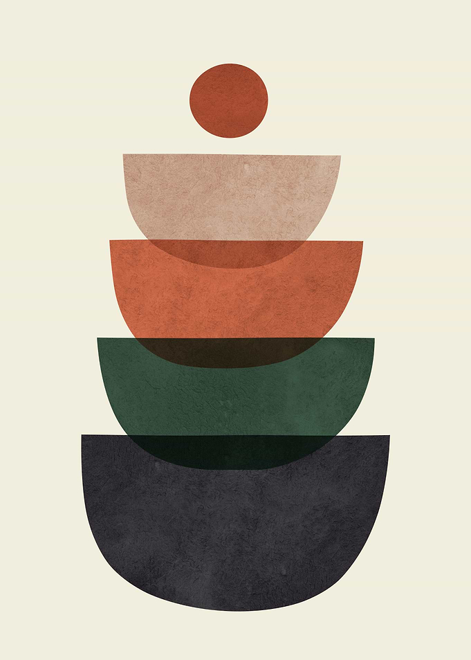 Abstract Geometric Art Print