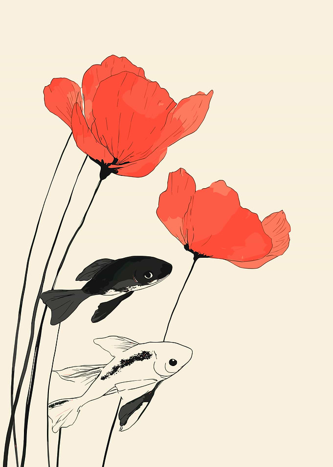 Fish and Poppies