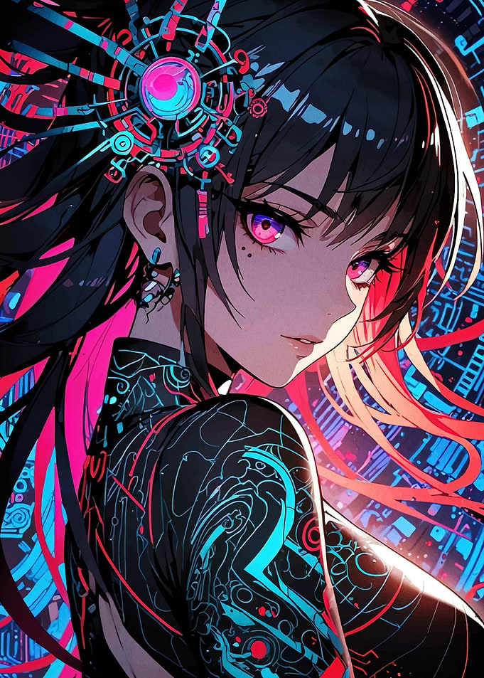 Cyberpunk Anime Girl