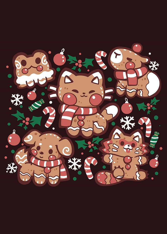Gingerbread Christmas Animals