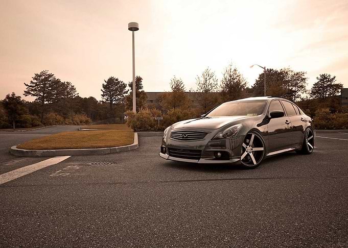 Black Infiniti Sedan