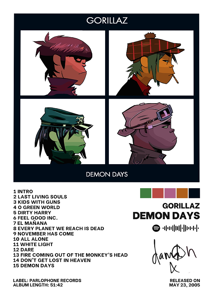 Gorillaz Demon Days