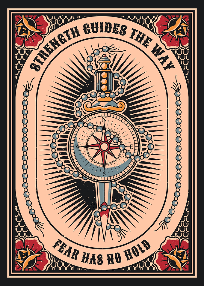 Compass & Dagger Tattoo