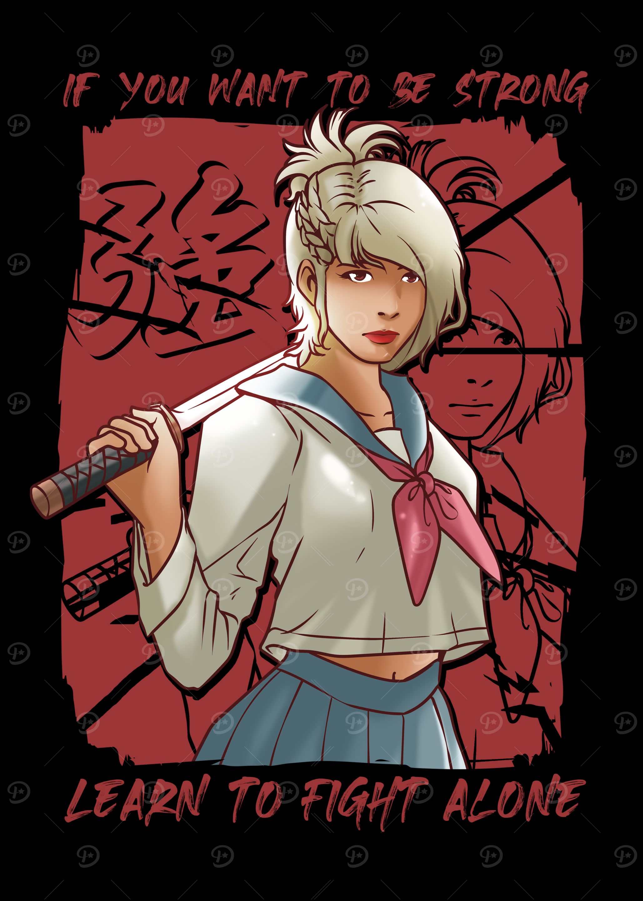 Anime Girl with Katana