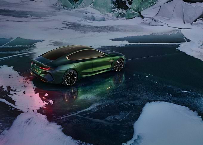BMW Concept Car on Ice