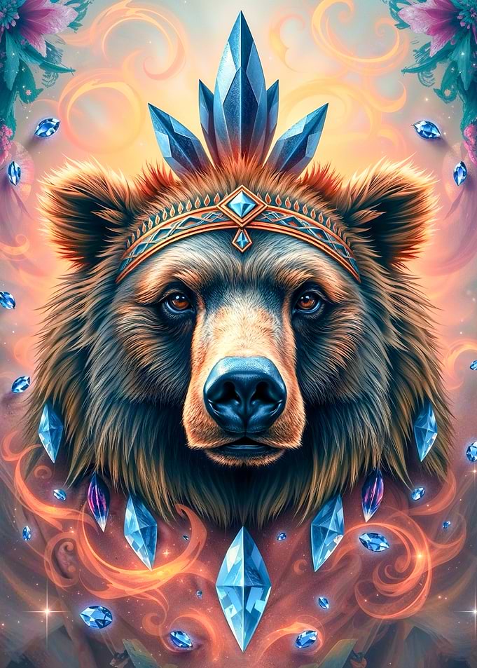Sapphire Bear Stonimal