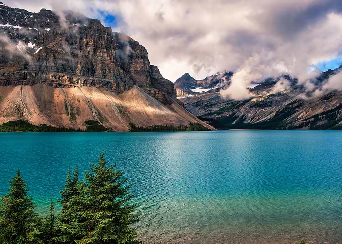 Mountain Lake Landscape