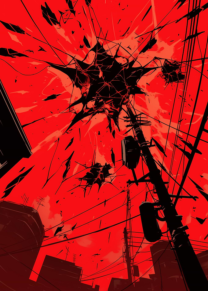 Red Sky Explosion