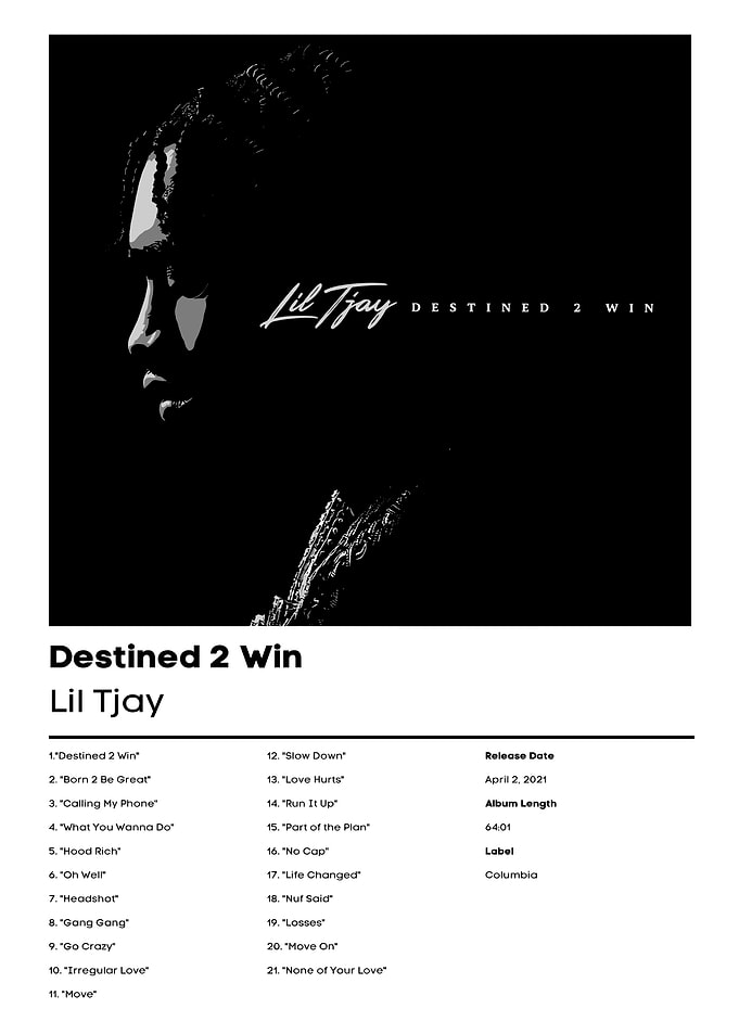 Lil Tjay Destined 2 Win
