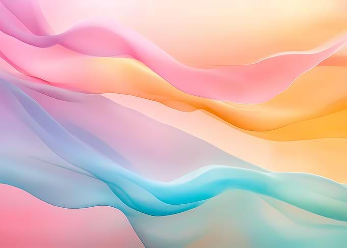 Abstract Pastel Waves