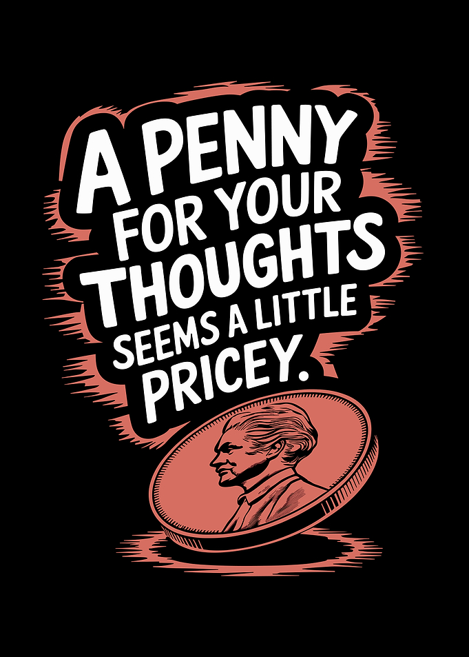 A Penny For Your Thoughts Seems A Little Pricey