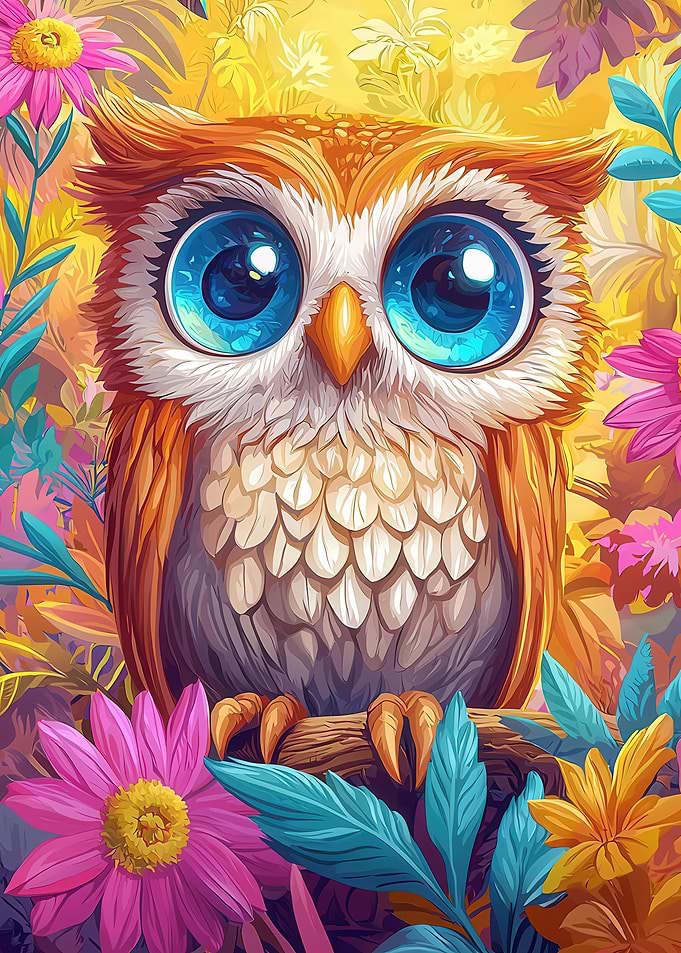 Cute Baby Owl