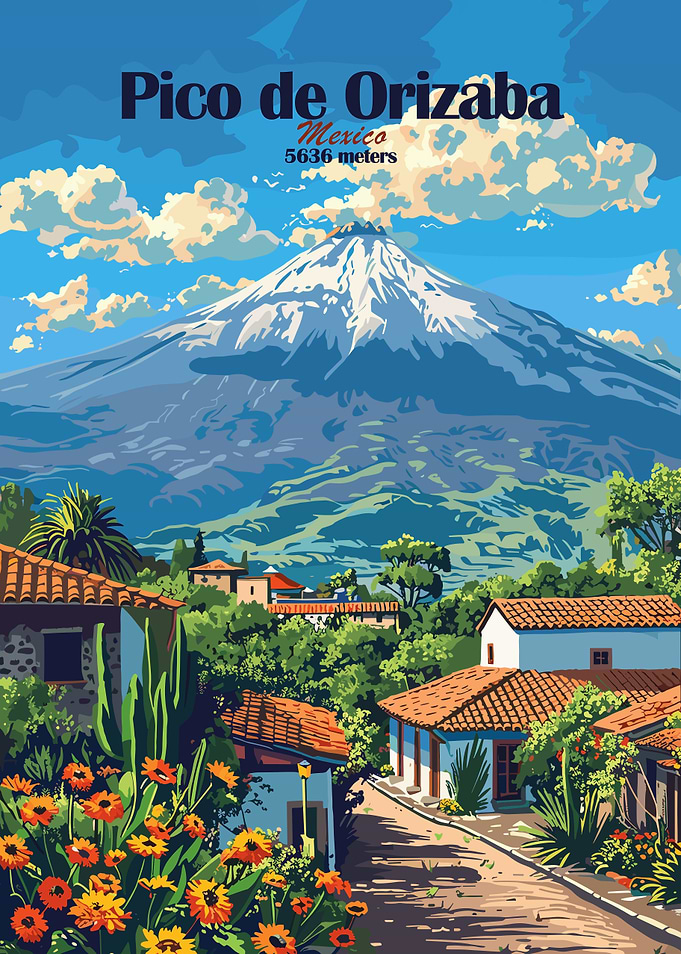 Pico de Orizaba Mountain