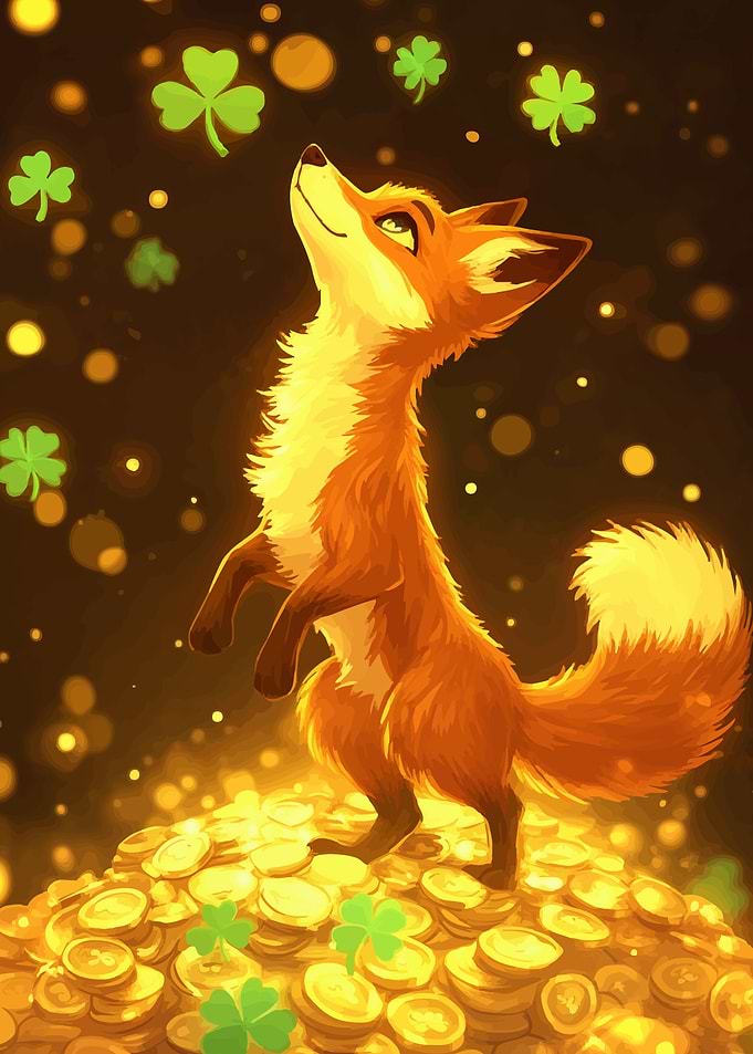 Lucky Fox on Gold