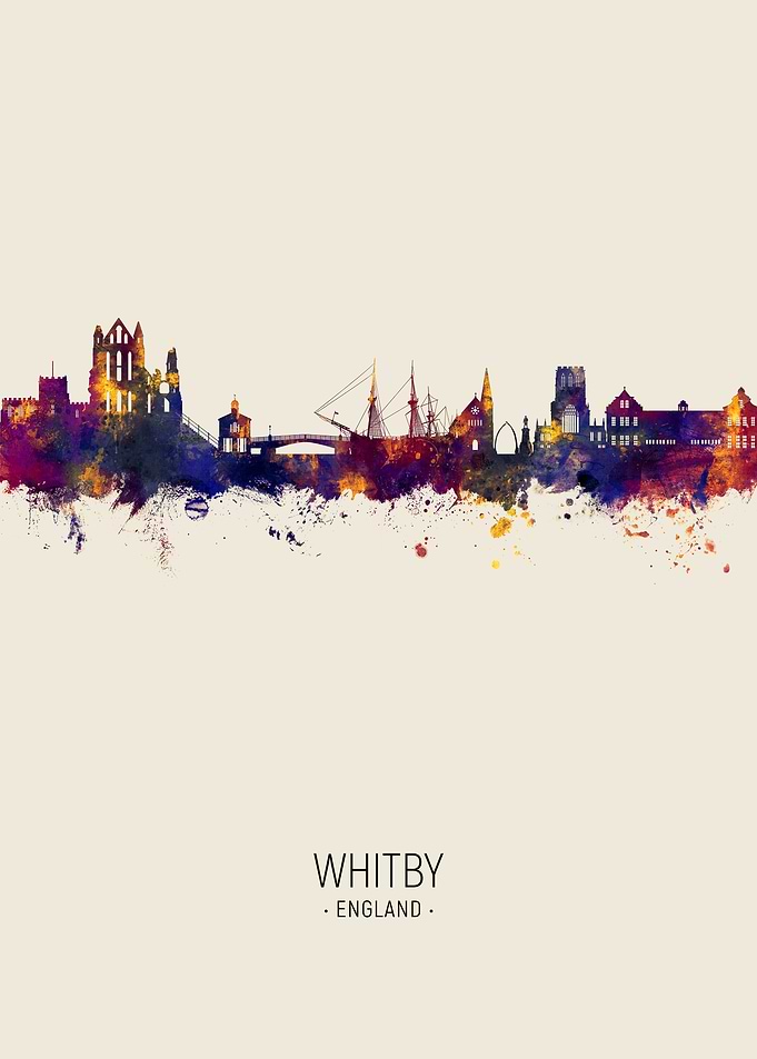 Whitby England Skyline