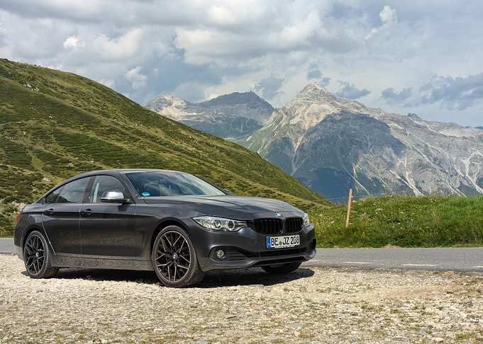 BMW in Mountain Pass