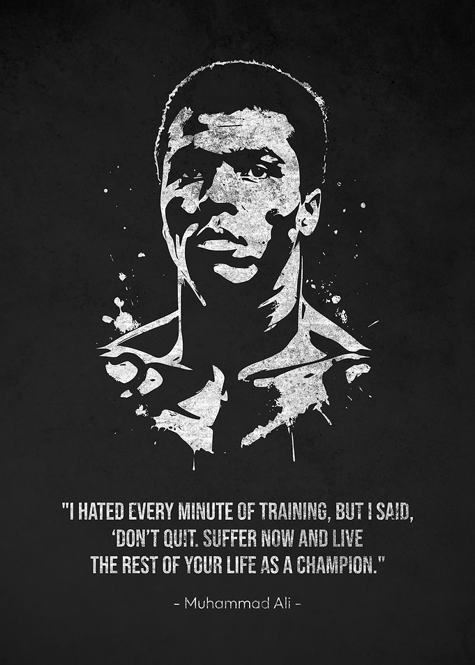 Muhammad Ali Quote Poster