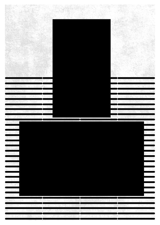 Abstract Black and White Art