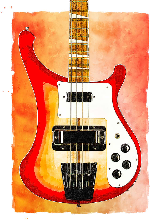 Electric Bass Guitar Vintage