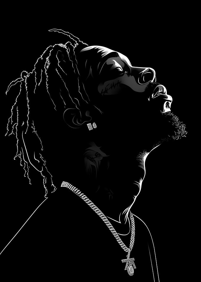 Rapper Legend Wiz Khalifa Art