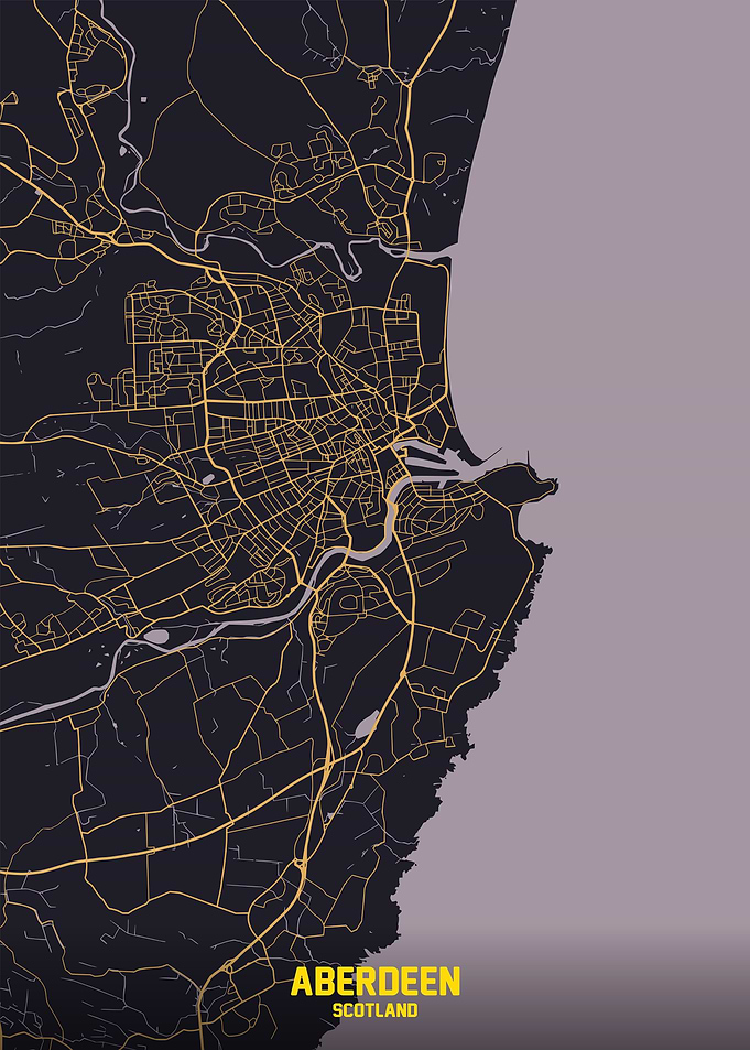 Aberdeen City Map