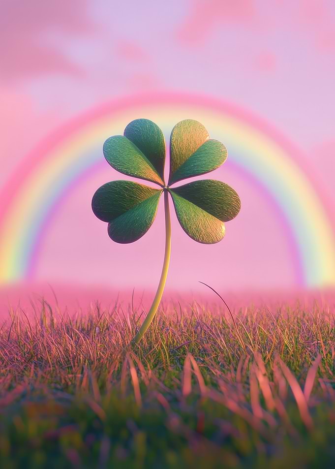 Four Leaf Clover Rainbow
