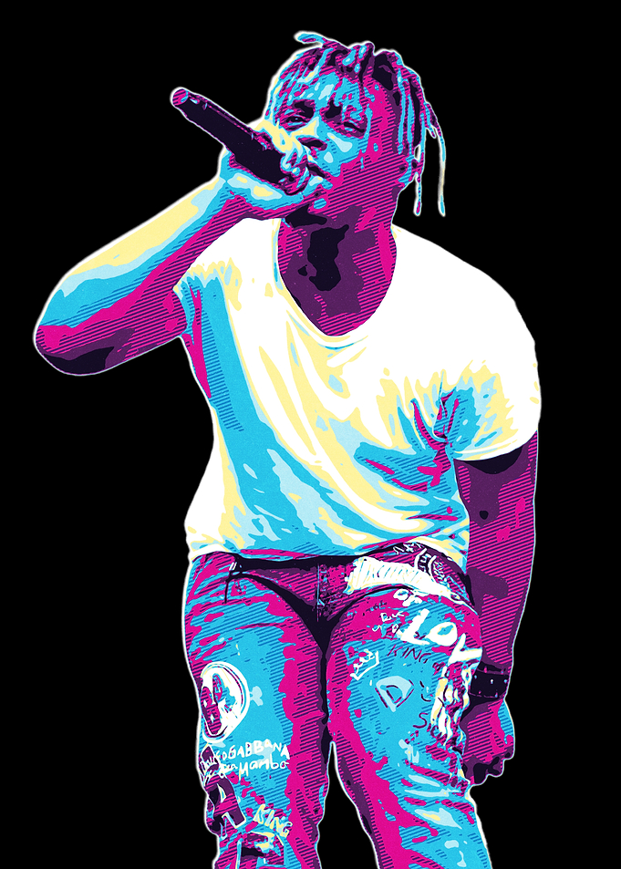 Juice Wrld Pop Art Portrait